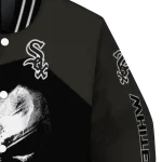 chicago white sox edgy mask black varsity jacket best selling