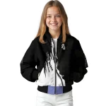 chicago white sox grunge cut design black bomber jacket best selling