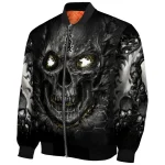 chicago white sox inferno skull black bomber jacket best selling