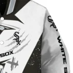 chicago white sox ripped bolt black white varsity jacket best selling