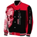 cincinnati bearcats intricate skull red black varsity jacket best selling