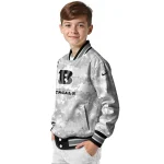cincinnati bengals gray camouflage gray varsity jacket best selling