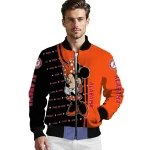 cincinnati bengals minnie mouse orange bomber jacket best selling