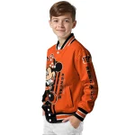 cincinnati bengals minnie mouse orange varsity jacket best selling