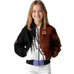 cincinnati bengals ripped grunge style orange black bomber jacket best selling