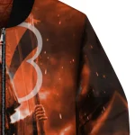 cincinnati bengals shadow reaper orange bomber jacket best selling