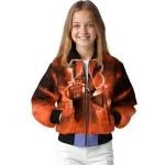 cincinnati bengals shadow reaper orange bomber jacket best selling
