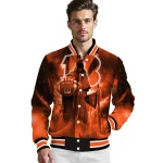 cincinnati bengals shadow reaper orange varsity jacket best selling