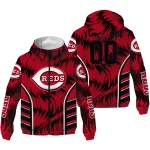 cincinnati reds dynamic heat wave red windbreaker jacket best selling