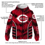 cincinnati reds dynamic heat wave red windbreaker jacket best selling