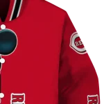 cincinnati reds mickey mouse red varsity jacket best selling
