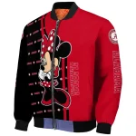 cincinnati reds minnie mouse red bomber jacket best selling