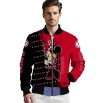 cincinnati reds minnie mouse red bomber jacket best selling