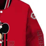 cincinnati reds minnie mouse red varsity jacket best selling