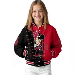 cincinnati reds minnie mouse red varsity jacket best selling
