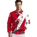 cincinnati reds ripped bolt red white varsity jacket best selling