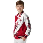 cincinnati reds ripped bolt red white varsity jacket best selling