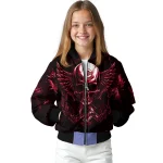 cincinnati reds skull bite red black bomber jacket best selling