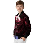 cincinnati reds skull bite red black bomber jacket best selling