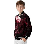 cincinnati reds skull bite red black varsity jacket best selling