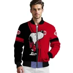 cincinnati reds snoopy attitude red bomber jacket best selling