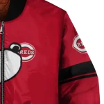 cincinnati reds snoopy attitude red bomber jacket best selling