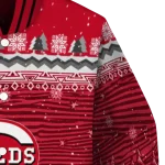 cincinnati reds snowy pines red varsity jacket best selling