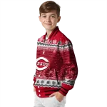 cincinnati reds snowy pines red varsity jacket best selling