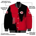 cincinnati reds urban mark red varsity jacket best selling