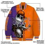 clemson tigers spooky grin orange varsity jacket best selling