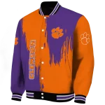 clemson tigers urban mark orange varsity jacket best selling