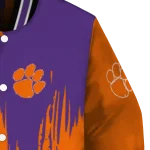 clemson tigers urban mark orange varsity jacket best selling