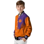 clemson tigers urban mark orange varsity jacket best selling