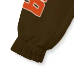 cleveland browns hexagon paint brown black windbreaker jacket best selling