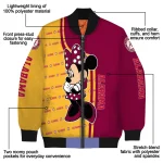 cleveland cavaliers minnie mouse wine bomber jacket best selling