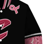 cleveland cavaliers pink ribbon black pink varsity jacket best selling