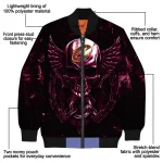 cleveland cavaliers skull bite wine black bomber jacket best selling