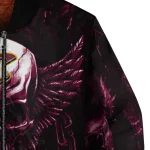 cleveland cavaliers skull bite wine black bomber jacket best selling