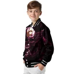 cleveland cavaliers skull bite wine black varsity jacket best selling