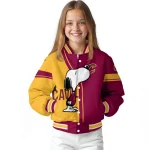 cleveland cavaliers snoopy attitude wine varsity jacket best selling