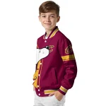 cleveland cavaliers snoopy attitude wine varsity jacket best selling