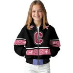 colgate raiders pink ribbon black pink bomber jacket best selling