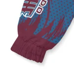 colorado avalanche dynamic heat wave burgundy windbreaker jacket best selling