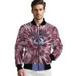 colorado avalanche dynamic rings burgundy bomber jacket best selling