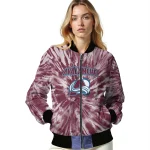 colorado avalanche dynamic rings burgundy bomber jacket best selling