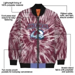 colorado avalanche dynamic rings burgundy bomber jacket best selling