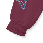 colorado avalanche hex grid texture burgundy black windbreaker jacket best selling