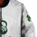 colorado avalanche lucky clovers white green bomber jacket best selling
