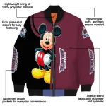 colorado avalanche mickey mouse burgundy bomber jacket best selling