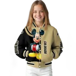 colorado buffaloes mickey mouse gold varsity jacket best selling